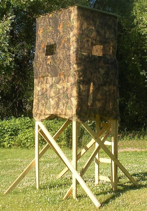 Homemade Box Deer Hunting Blind Building Plans Ill Make This During