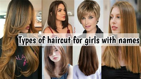 Types Of Haircut For Girls With Names • Latest Haircut Ideas • Haircut