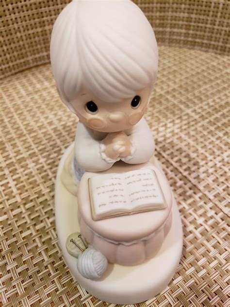 Vintage Precious Moments Porcelain Figurine Grandmas Etsy