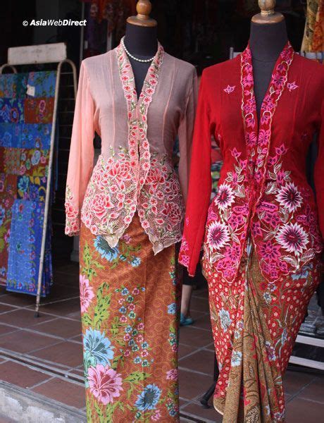 Baju Kebaya Batik Kebaya Batik Dress Kimono Model Dress Kebaya Costume Ethnique Embroidery