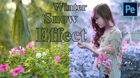 How To Create Winter Snow Effect In Photoshop Youtube