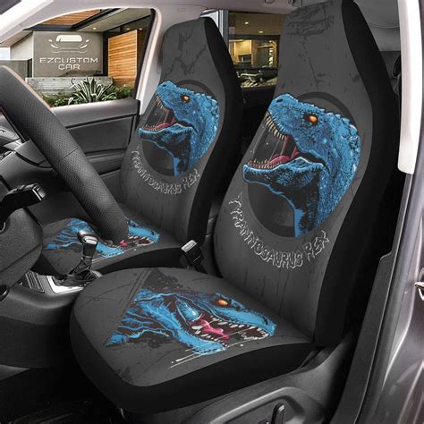 tyrannosaurus rex car seat covers custom dinosaur car accessories ezcustomcar