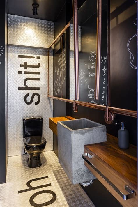 53 Industrial Bathroom Designs With Vintage Or Minimalist Chic Digsdigs