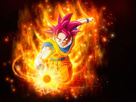 Super Saiyan God Goku Dragon Ball Hd 4k Wallpaper