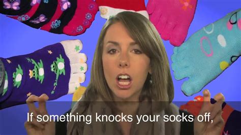 English In A Minute Knock Your Socks Off Youtube