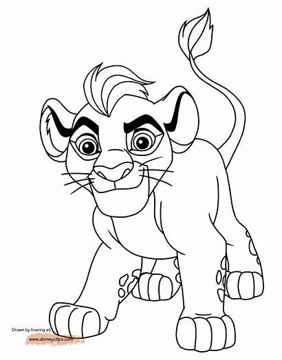 Lion Guard Coloring Kion Pages Disneyclips