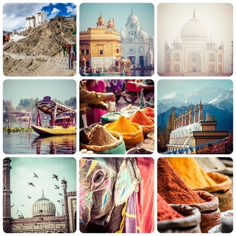 Collage Of India Images Travel Stock Image Colourbox