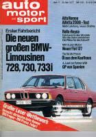 25 Mai 1977 Auto Motor Und Sport Heft 11