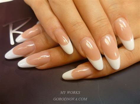Pin By Cha Les Bethea On Nails French Nail Designs Oval Nails Oval