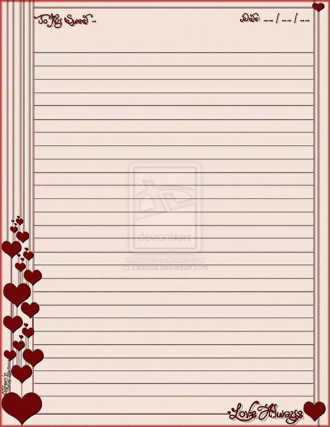 Pin By Ann Foster On Borders Stationary Hearts Free Printable