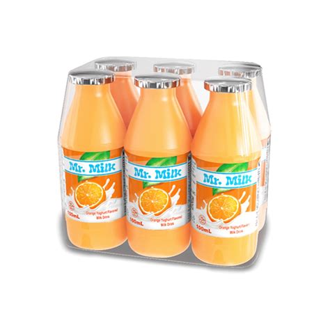 Mr Milk Yoghurt Milk Orange 100ml 6s