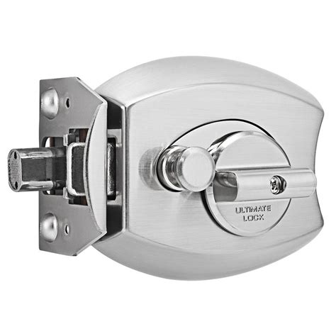 Millennium Lock Satin Nickel Door Locking Ultimate Lock System