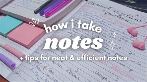📝 How I Take Notes Tips For Neat And Efficient Note Taking 10