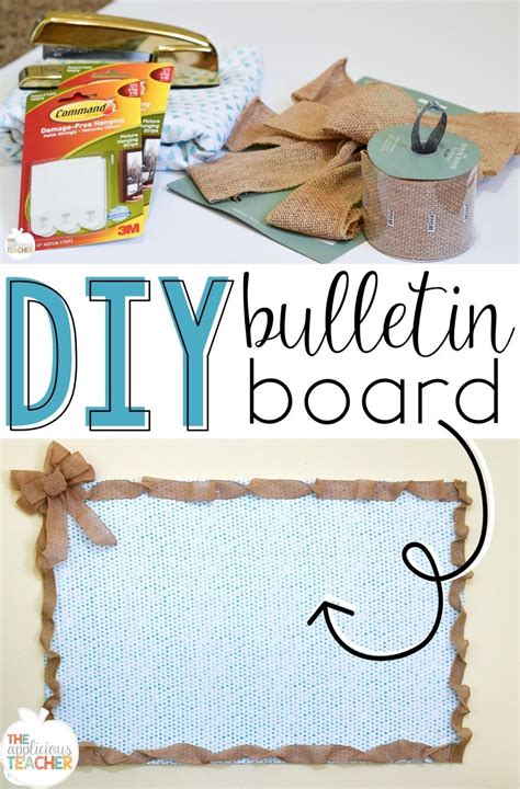 Diy Bulletin Board Super Easy To Make Bulletin Board Using Foam And