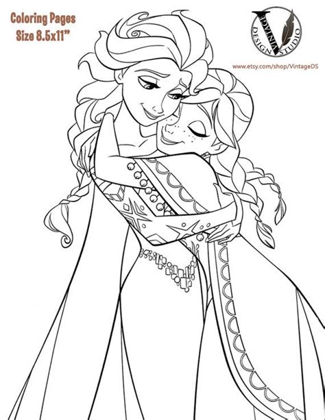 Anna And Kristoff Coloring Pages At Free Printable Colorings Pages To Print