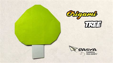 How To Make Origami Tree Easy Youtube