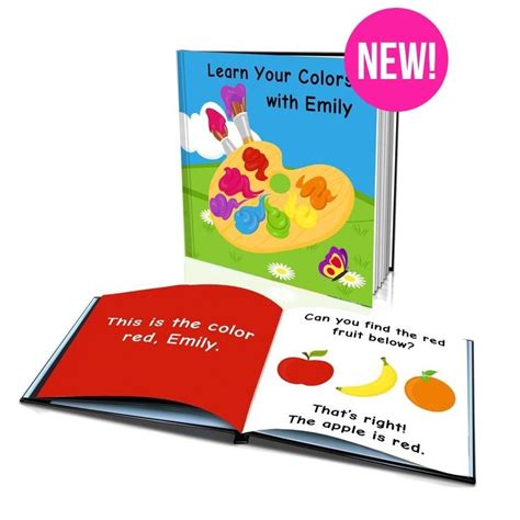 Personalized Story Book Learn Your Colors Personalized Storybook