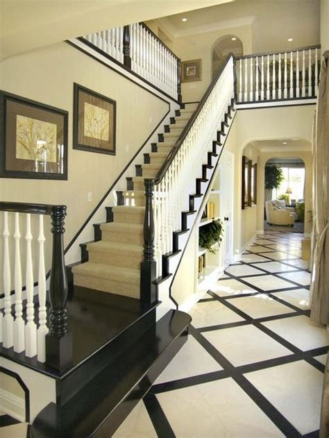 20 Staircase Space Idea Creative Ways To Use Black White Stairs