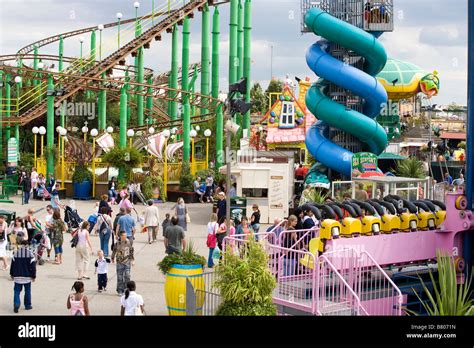 The Adventure Island Fun Theme Park At Southend On Sea Essex Stock
