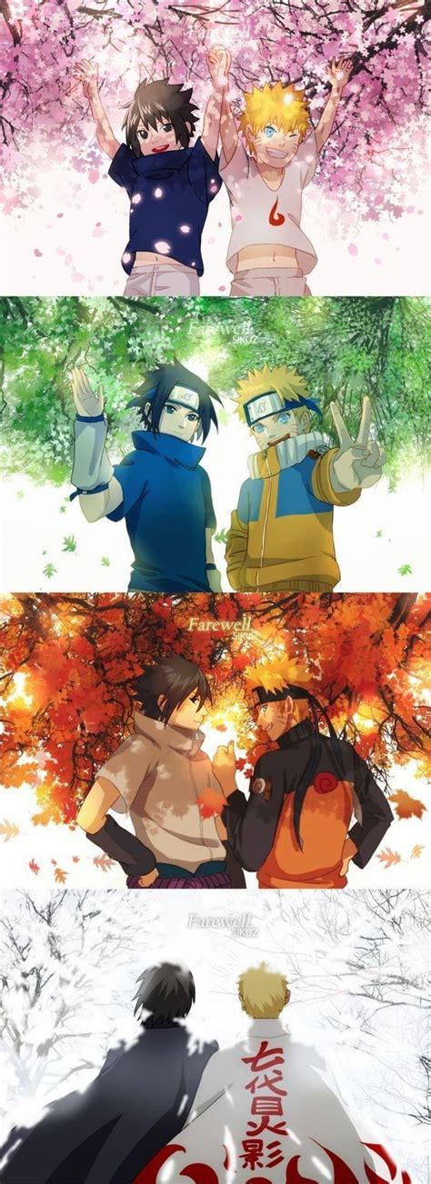 Best Friends Naruto And Sasuke Awesome Combination Of