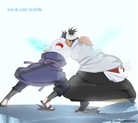Danzou Vs Sasuke Fight Color By Eldanysir On Deviantart