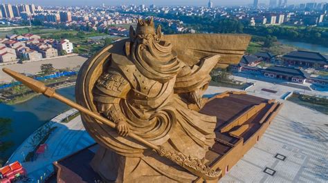 Colossal Statue Of Guan Yu In Jingzhou Amusing Planet