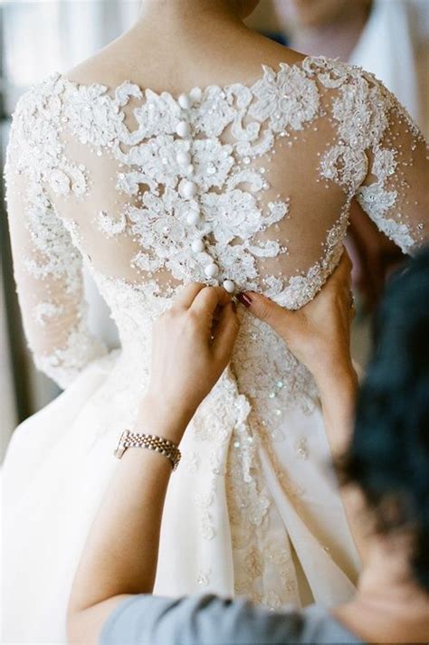 Wedding Nail Designs Bridal Gown Back Detail 2046266 Weddbook