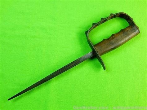 Us Ww1 1917 Lf And C Trench Knuckle Fighting Knife I Antique And Military