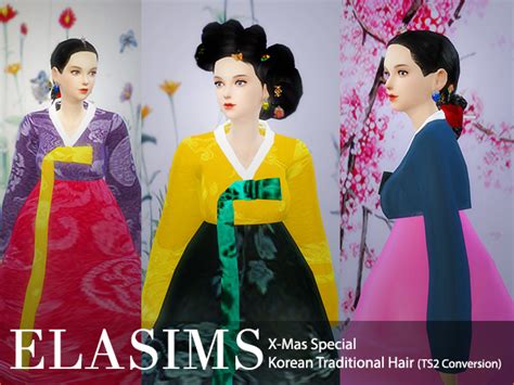 Traditional Korean Female Costume Set The Sims 4 Sims4 Clove Share