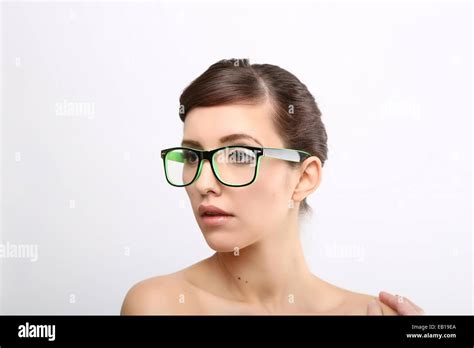 Woman Portrait Business Geek Hi Res Stock Photography And Images Alamy