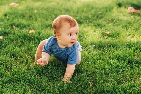 Adorable Baby Boy Portrait Stock Image Image Of Funny 168149679