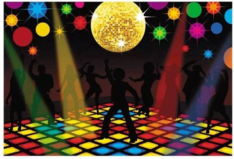 Disco 80s Party Backdrop Music And Dance Themed Party Decor Etsy