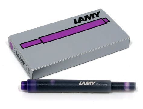 Lamy Fountain Ink Cartridges In Violet Pack Of 5 Goldspot Pens