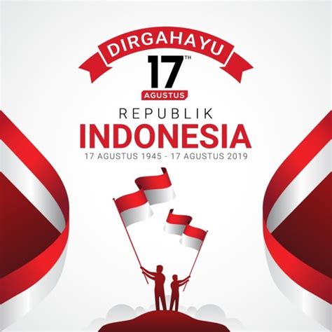 Indonesia Independent Day Vector Png Images Happy Indonesia