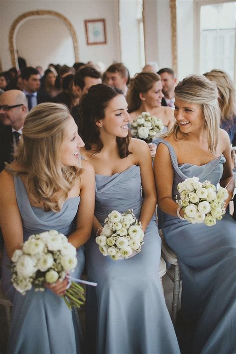 Wedding Dusty Blue And Gray Wedding Inspiration Cool Chic Style Fashion
