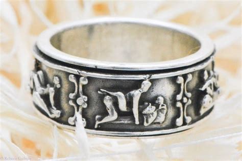 Sexual Silver Ring For Men Beautiful Handmade Silver Kama Etsy