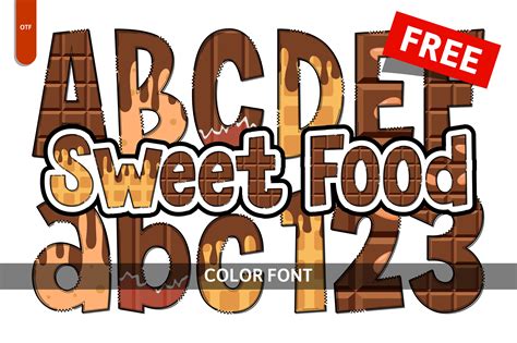 Sweet Food Font By Imagination Switch · Creative Fabrica