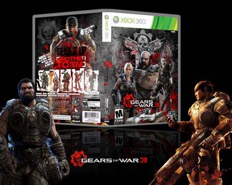 Gears Of War 3 Xbox 360 Box Art Cover By Deadboy