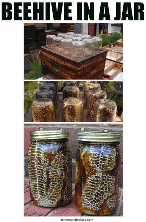 easily   beehive   jar diy project