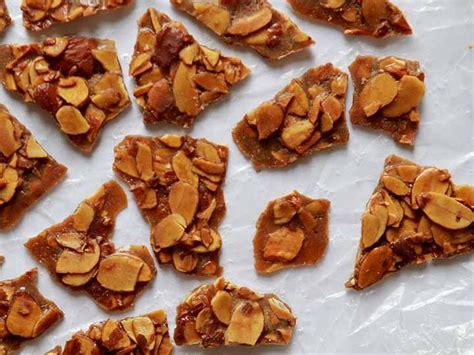 Delicious Almond Brittle Low Carb And Keto Almond Brittle Brittle