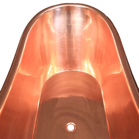 Akgoods.com offers you copper bathtubs designs for your bathrooms that would be loved by everyone. Roll Top Copper Bathtub Inside Polish Copper Outside Black ...