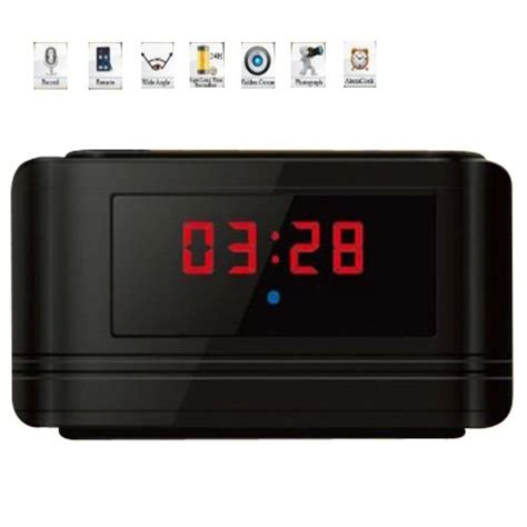 720p Hd Multifunctional Alarm Clock And Motion Detection Hidden Dvr