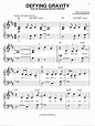 Defying Gravity (from Wicked) sheet music for piano solo (big note book)