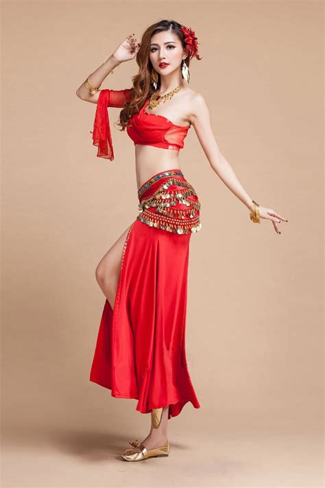 2015 Adult Belly Dance Costume Sexy Outfit Women Indian Dance Clothes