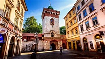 St. Florian's Gate - an ancient defensive structure of Krakow XIV century