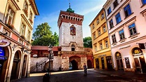 St. Florian's Gate - an ancient defensive structure of Krakow XIV century