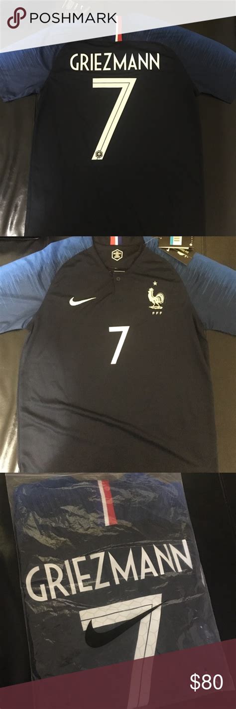 5 weeks after france lifted the world cup in russia, fans can now get their hands on the two star jersey. France 2018 World Cup Jersey Griezmann | World cup jerseys, Nike shirts, Griezmann