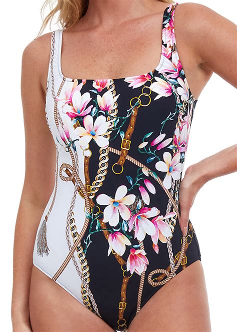 Gottex Amalfi Coast Square Neck Tank Swimsuit In Stock At Uk Swimwear