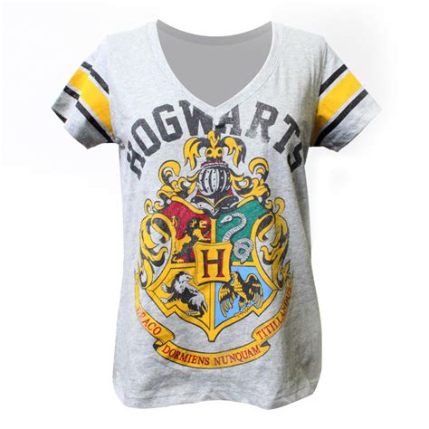 Harry Potter Womens Hogwarts V Neck T Shirt From Warner Bros