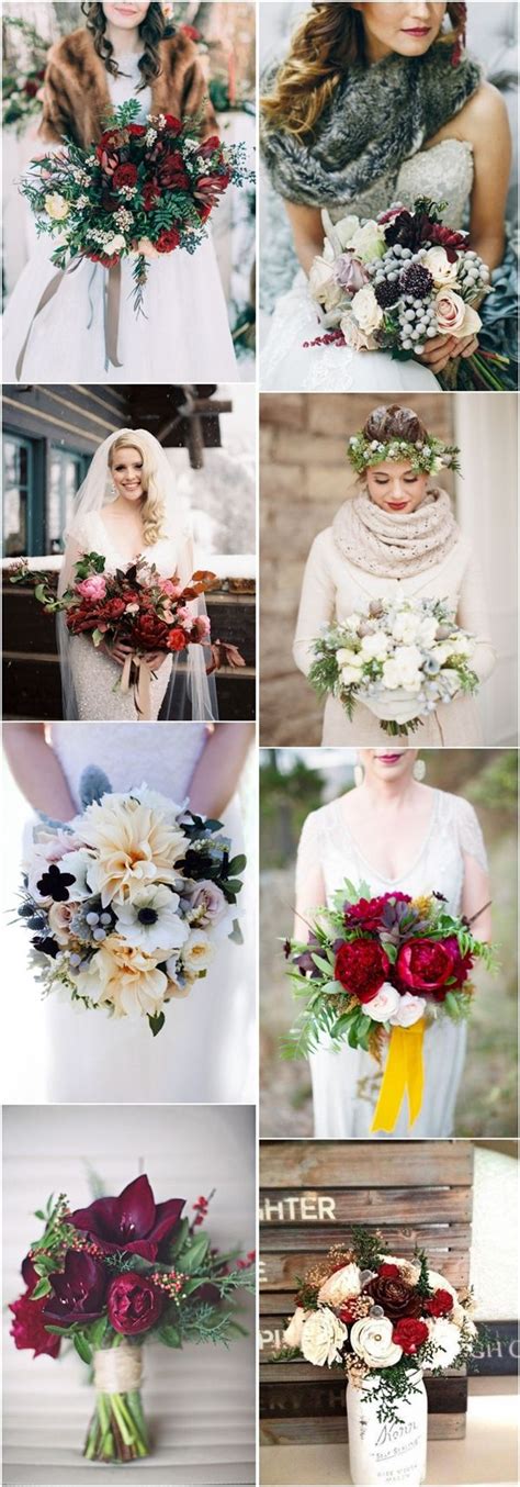 35 Amazing Winter Wedding Bouquets Youll Love Winter Wedding Bouquet